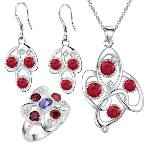 Silver Jewelry Set LST048