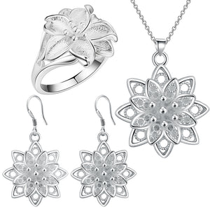 Silver Jewelry Set LST051