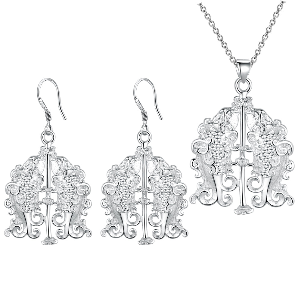 Silver Jewelry Set LST052