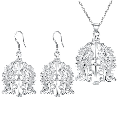 Silver Jewelry Set LST052
