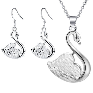 Silver Jewelry Set LST056
