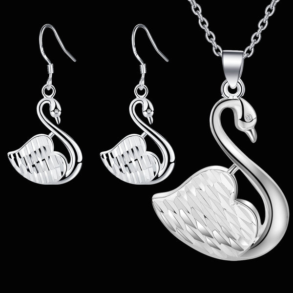 Silver Jewelry Set LST056