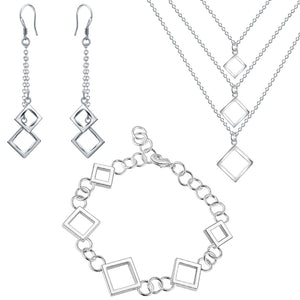 Silver Jewelry Set LST062