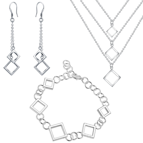 Silver Jewelry Set LST062