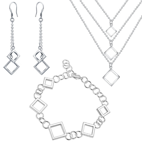 Silver Jewelry Set LST062