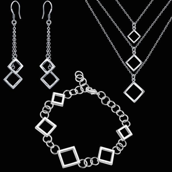 Silver Jewelry Set LST062