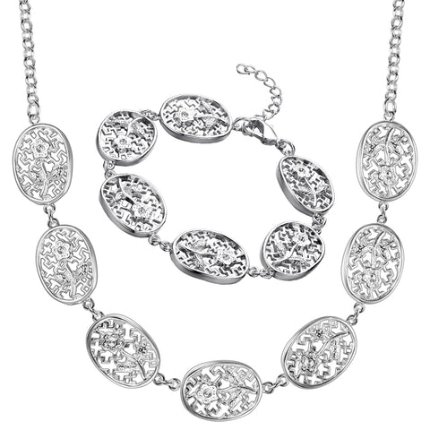 Silver Jewelry Set LST094