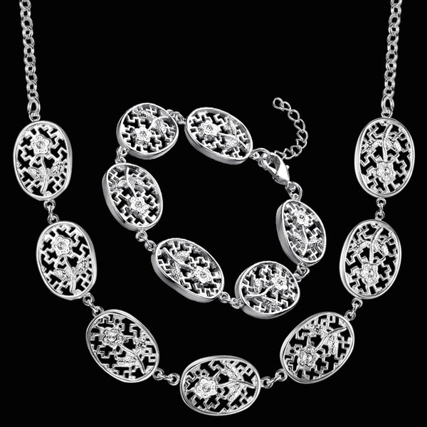 Silver Jewelry Set LST094