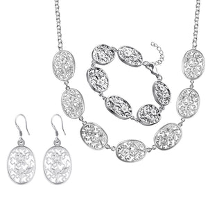 Silver Jewelry Set LST095
