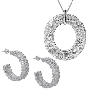 Silver Jewelry Set LST123