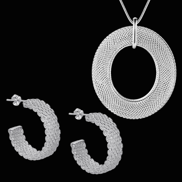 Silver Jewelry Set LST123