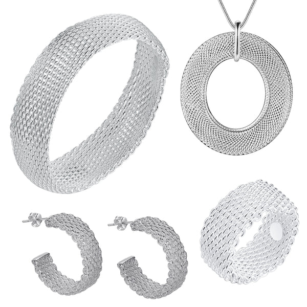 Silver Jewelry Set LST125