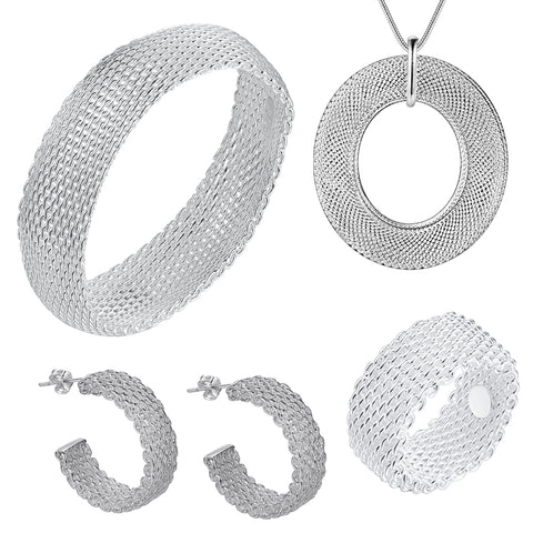 Silver Jewelry Set LST125