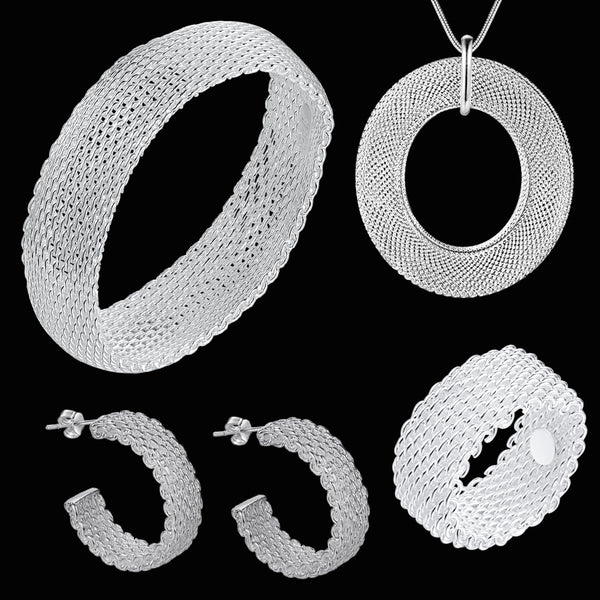 Silver Jewelry Set LST125