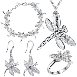 Silver Jewelry Set LST132