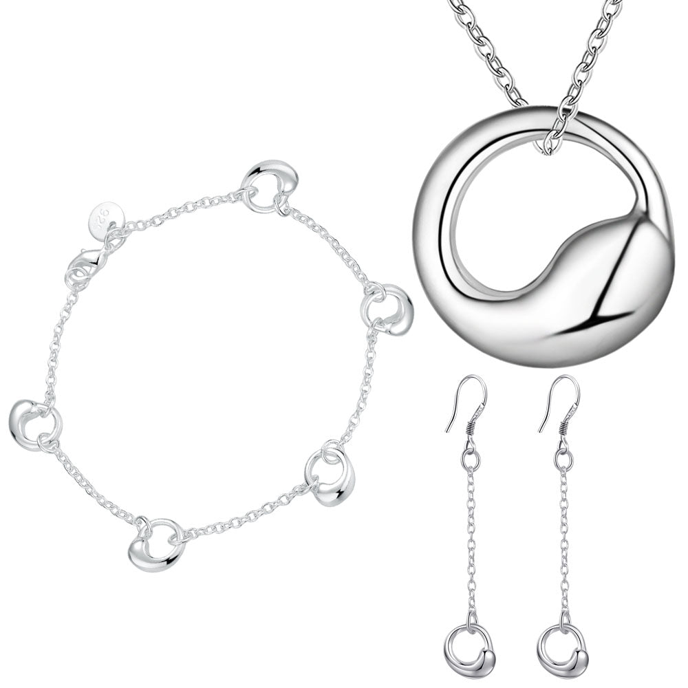 Silver Jewelry Set LST134