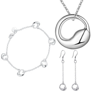 Silver Jewelry Set LST134