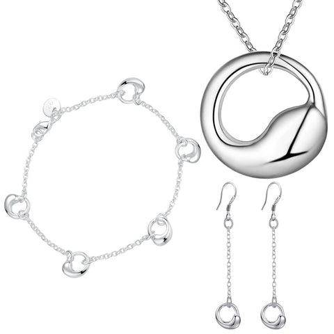 Silver Jewelry Set LST134