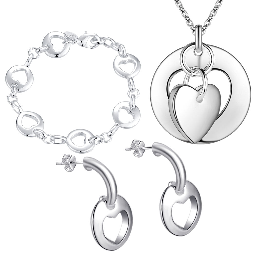 Silver Jewelry Set LST137