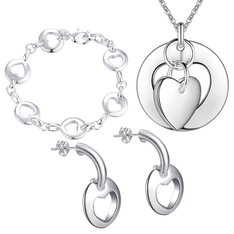 Silver Jewelry Set LST137