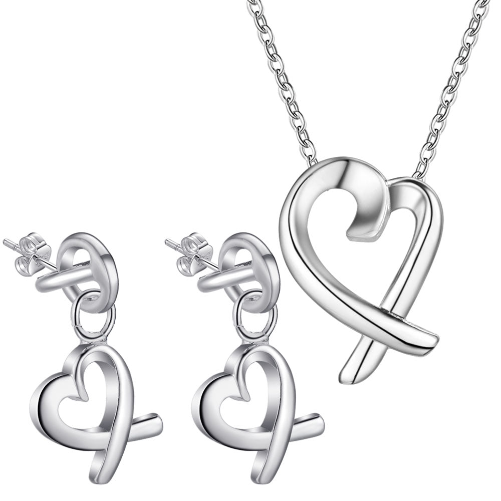 Silver Jewelry Set LST139