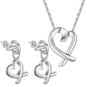 Silver Jewelry Set LST139
