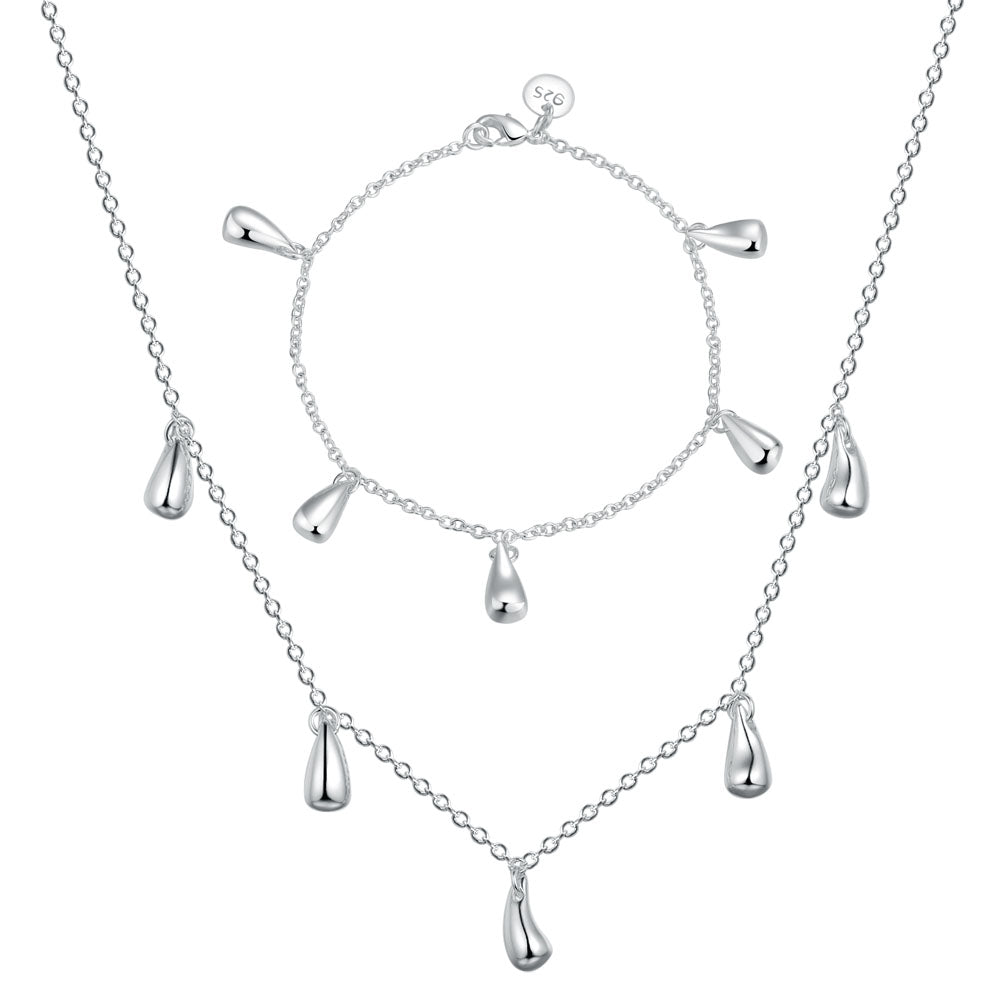 Silver Jewelry Set LST155