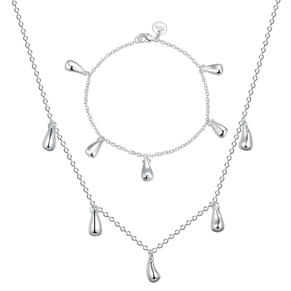 Silver Jewelry Set LST155