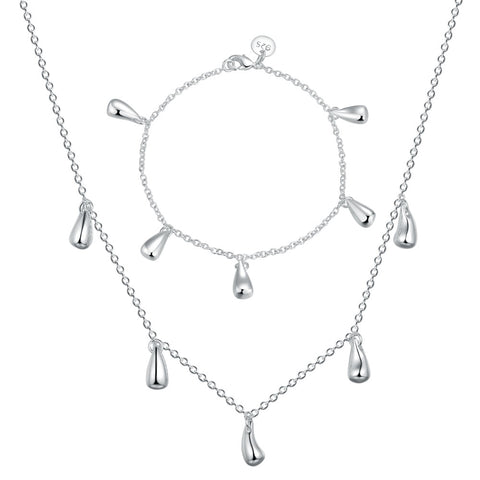 Silver Jewelry Set LST155