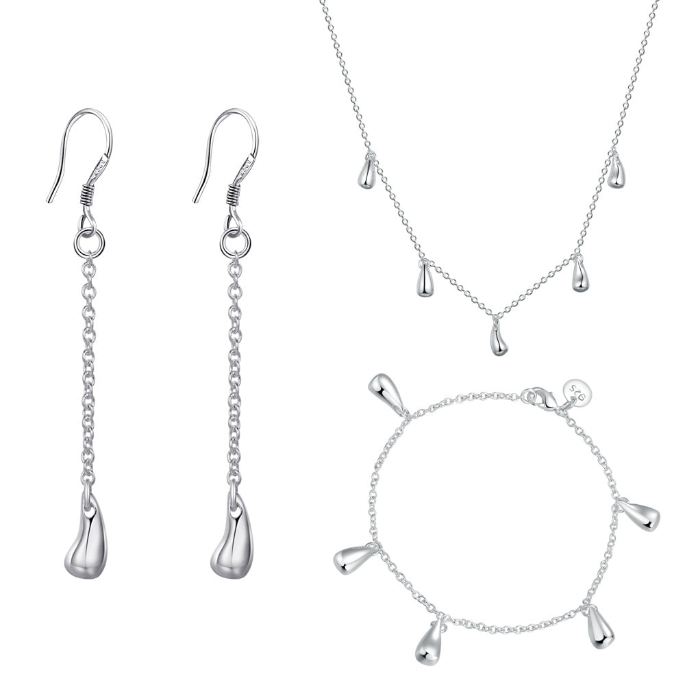 Silver Jewelry Set LST156