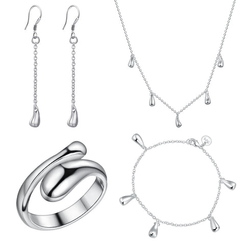 Silver Jewelry Set LST157