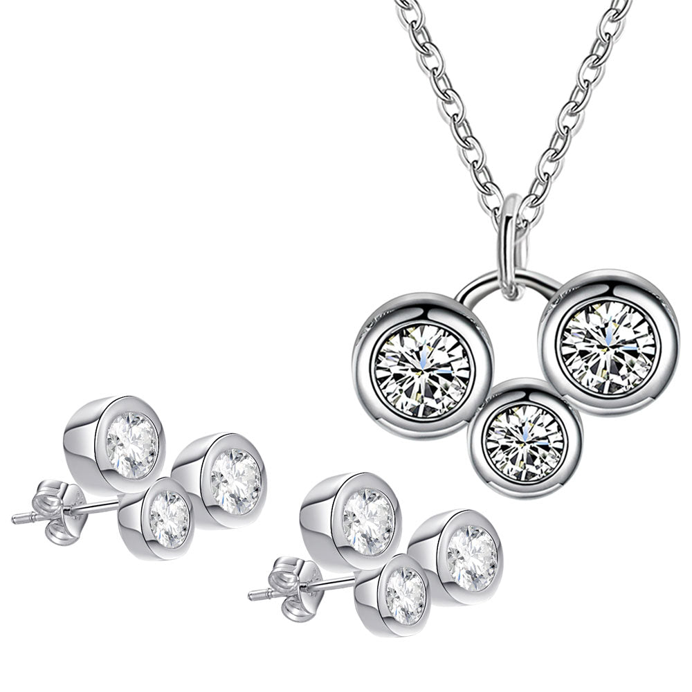 Silver Jewelry Set LST161