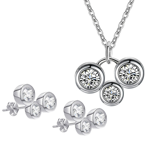 Silver Jewelry Set LST161