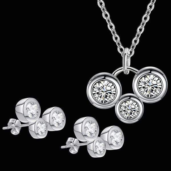 Silver Jewelry Set LST161