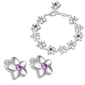 Silver Jewelry Set LST162