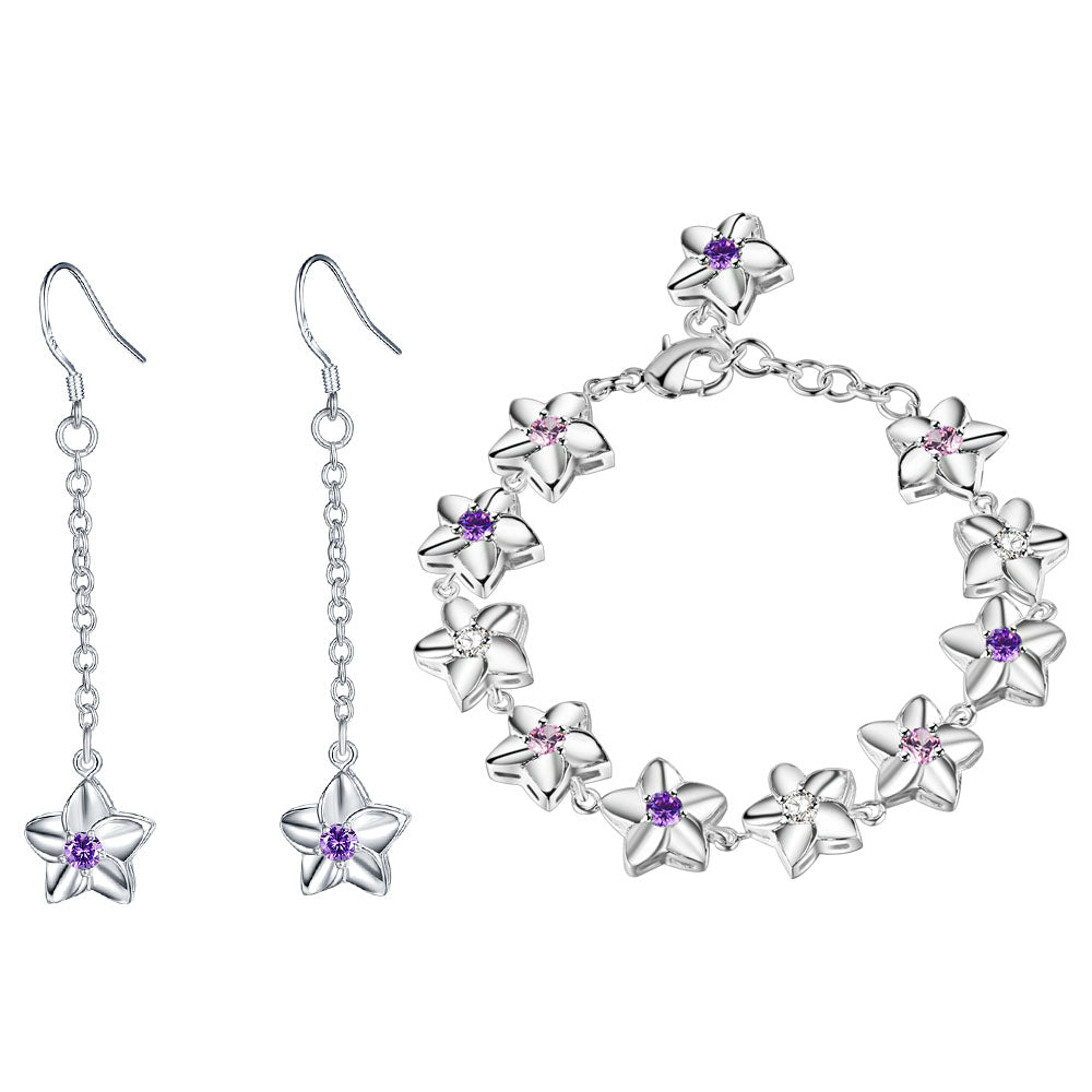 Silver Jewelry Set LST163