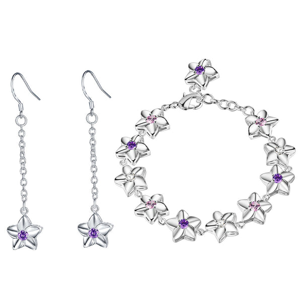Silver Jewelry Set LST163