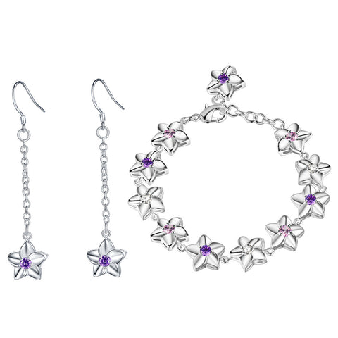 Silver Jewelry Set LST163