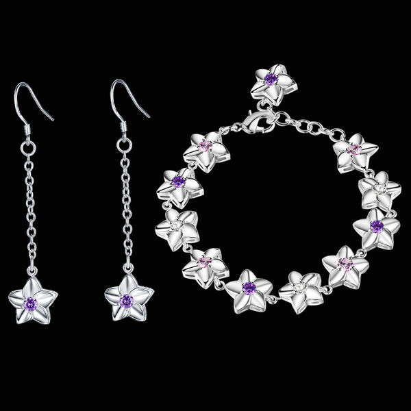 Silver Jewelry Set LST163