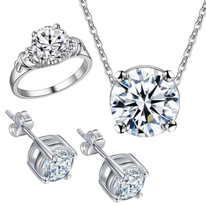Silver Jewelry Set LST165