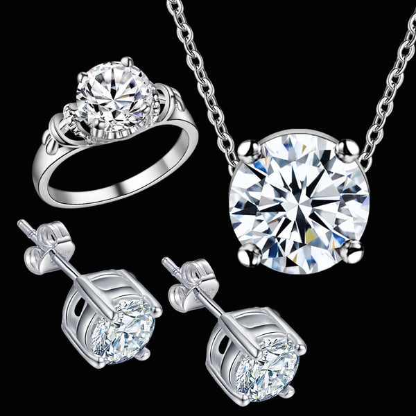 Silver Jewelry Set LST165