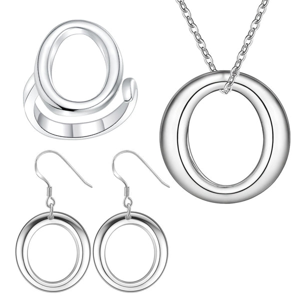 Silver Jewelry Set LST187