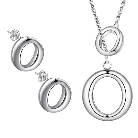 Silver Jewelry Set LST188
