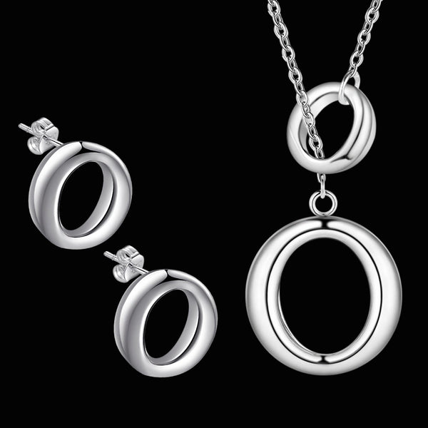 Silver Jewelry Set LST188
