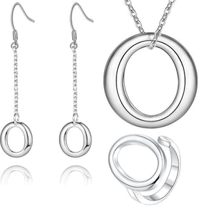 Silver Jewelry Set LST191