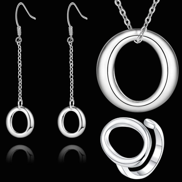 Silver Jewelry Set LST191