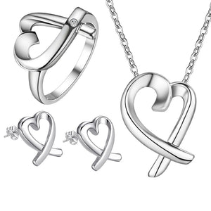 Silver Jewelry Set LST193