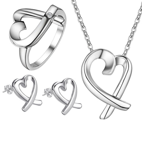 Silver Jewelry Set LST193