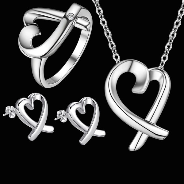 Silver Jewelry Set LST193