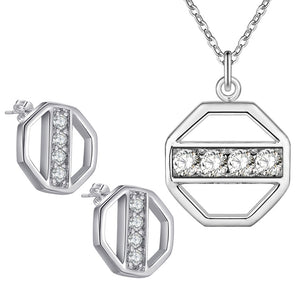 Silver Jewelry Set LST194